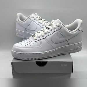 New Men's Nike Air Force One AF1 All White Triple White